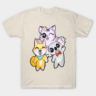 Animal Friends Group T-Shirt